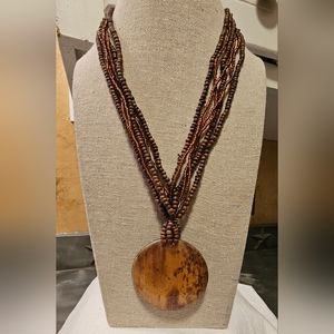 Brown & Copper Necklace